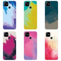 Itel P36 /Itel Vision 1 Plus Case Soft TPU สีน้ำ Gradient ฝาหลังโทรศัพท์ Itel Vision 1 Plus Case ซิลิโคน