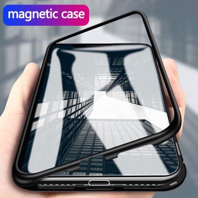 23New Magnetic Metal Case For Samsung Galaxy S20 Ultra S10 S8 S9 Plus S7 Edge Cover For Samsung Galaxy A51 A71 A10 A20 A30 A50 A70