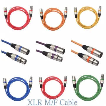 XLR to Big Jack Lead 6.35mm Stereo 1/4 Jack to Male XLR Cable 1m 3m 5m 10m  