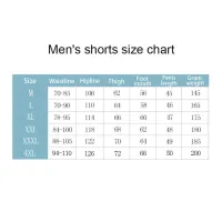 Summer Casual Shorts Men Fashion Style Red Bandana Print Beach Shorts Plus Size Short with String For Male W60