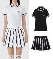 ▦☌ Ladies Golf Shirt Golf Skirts 2023 Summer New Women 39;s Short Sleeve Polo Shirts A-Line Skirts Golf Clothes UT004