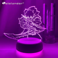 Newest Anime Led Light Solo Leveling for Childrens Room Decor Night Light Kid Bithday Gift Manga Solo Leveling 3d Lamp Bedroom