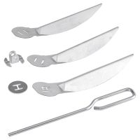 Grills One-Touch Cleaning System Kit Replacement Parts Silver Metal 18-1/2-Inch for Weber 7443 90719 Charcoal Grill/Kettle Grills