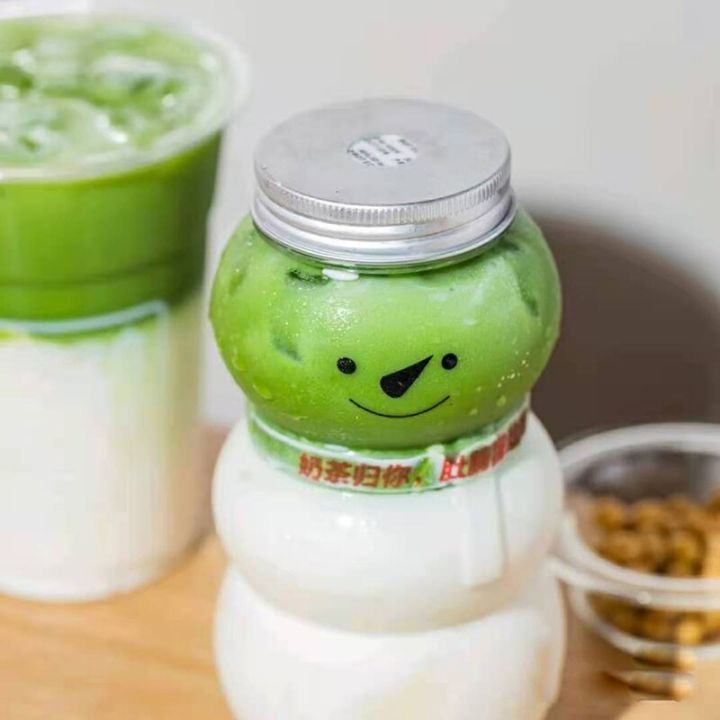 500ml-kawaii-snowman-kettle-water-cup-transparent-beverage-milk-tea-juice-sealed-cold-drinking-bottle-christmas-decor