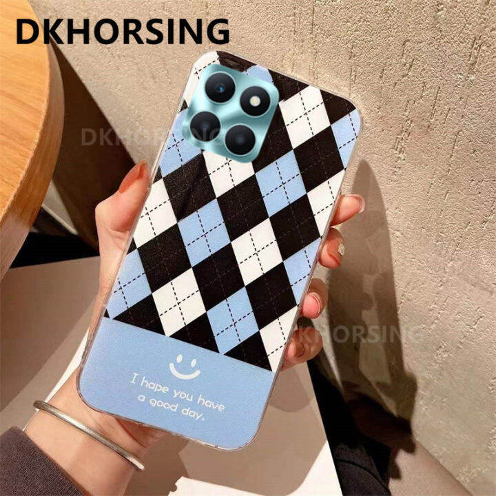 dkhorsing-x6a-เคสสำหรับ-honor-หรูหรา-honor-90-5g-honor-90-lite-honor-70-lite-honor-x5-plus-ลาย-lingge-ซิลิโคนนิ่มกันกระแทกเคสมือถือเกียรติยศ-x6a-x5plus