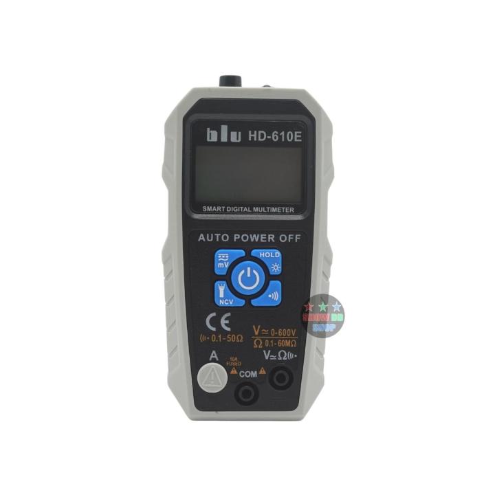 มัลติมิเตอร์ดิจิตอล-blu-hd-610e-digital-multimeter-blu-hd-610e-วัดไฟฟ้า