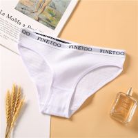 Women Cotton Pantys y Comfortable Letter Printed Woman Briefs Ladies Underpants Fashion Girls Lingerie M-XL 5 Solid Colors