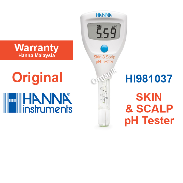Hanna Skin and Scalp pH Tester HI981037 Hanna Instruments pH meter HI