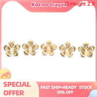 Kocoo 50ชิ้นวินเทจใบไม้โลหะดอกไม้ Filigree ตัด DIY ฝีมือเครื่องประดับ