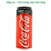 cbig.vn- Nước giải khát Zero Coca Cola không đường lon 330ml- cbig.vn