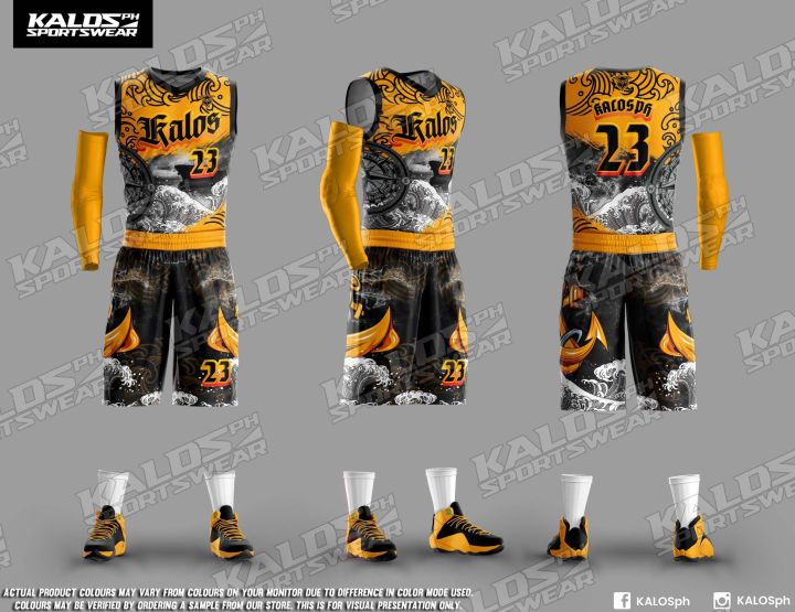 0018 SEAFARER MARINE SEAMAN DESIGN BASKETBALL JERSEY SET SANDO AND SHORT