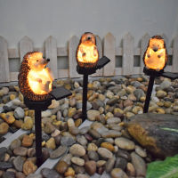 Solar Light Outdoor Garden Lights Solar Night Lights Hedgehog Resin Landscape Pathway Spotlight LED Stake Lamp