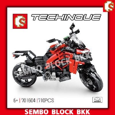 ชุดตัวต่อ SEMBO BLOCK มอเตอร์ไซต์ DUCATI SD701604 จำนวน 710 ชิ้น