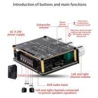 Holiday Discounts! 15WX2+30W 2.1Channel Bluetooth5.1 Digital Audio Amplifier Module Hifi Stereo High And Low Tone Subwoofer Power Amplifier Board