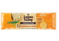 Lanna Valley Toasted Rice Crackers Cheese &amp; Chives