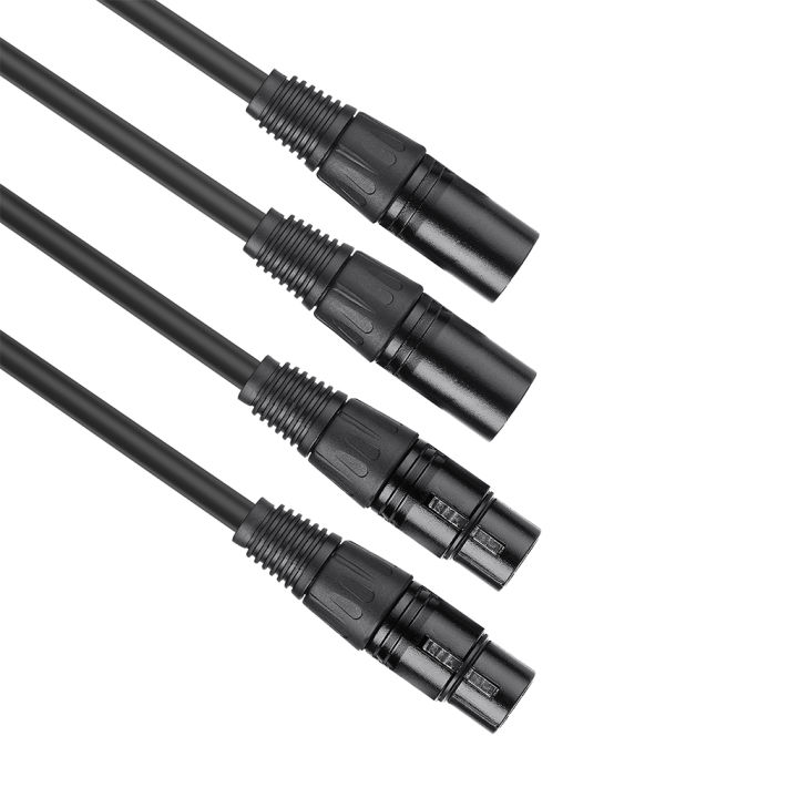สปอตกรุงเทพ-2-เส้น-1-5m-สายสัญญาณเสียง-xlr-male-to-xlr-female-ผู้เมีย-mic-cable-ยาว-1-5-เมตร