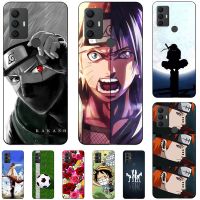 เคสการ์ตูนนารูโตะแฟชั่นสำหรับ TCL 30SE 6165 TCL 305 TCL 306ซิลิโคนอ่อนนุ่มน่ารักเคสโทรศัพท์ลายดอกไม้น่ารัก