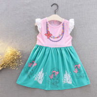 ? Popular Clothing Theme Store~ Childrens Day Fairy Tale Princess Skirt Mermaid Princess Skirt Children Kindergarten Group Stage Costume