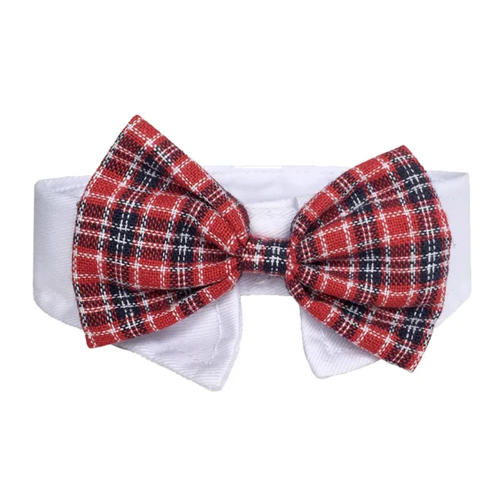 pet-plaid-bowknot-dog-cat-cute-lattice-bow-tie-collar-adjustable-cotton-strap-puppy-kitten-necklace-collar-pet-supplies