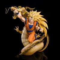 ⊱⊱โมเดลฟิกเกอร์ PVC อนิเมะ Z Super Saiyan 3 Son Goku Figuarts Zero Shenron ขนาด 20 ซม. สําหรับเก็บสะสม