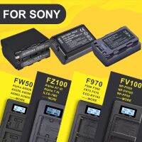 NP-FW50 NP-FZ100 NP-F960 970 NP-FV100 LCD USB Dual Charger LCD Screen Display Smart Charger For Sony Camera Battery Batteries