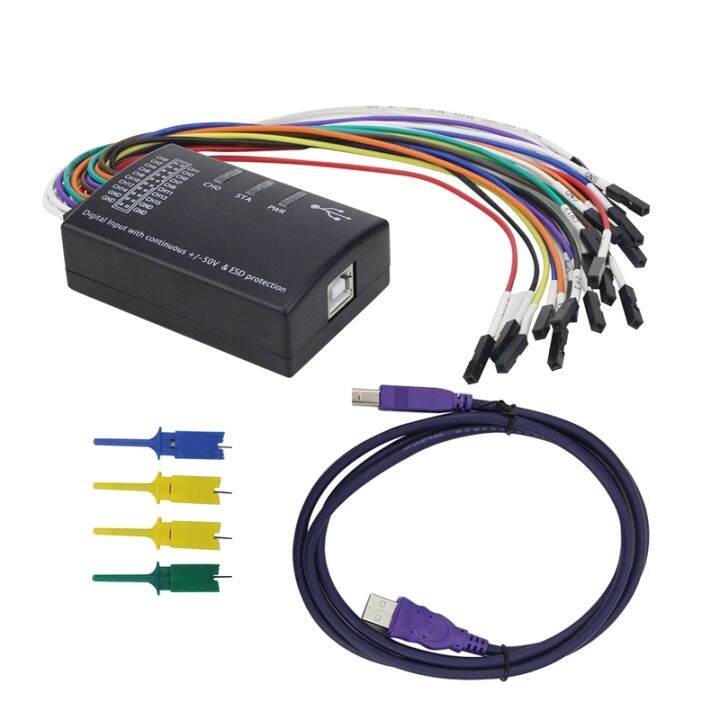 Saleae Logic USB 100MHz 16Ch Logic Analyzer for ARM FPGA DSLogic 100M