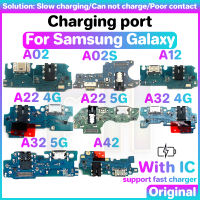 แท่นชาร์จ USB สำหรับ Samsung Galaxy A02,พอร์ต USB A42 4G 5G หัวปลั๊กสายเคเบิลเชื่อมต่อข้อมูลหัวปลั๊กเสียบ A02S A32