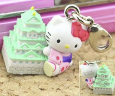 ที่ห้อยมือถือคิตตี้ (Kitty Mobile Strap) จาก Sanrio ของแท้ ชุดท่องเที่ยวญี่ปุ่น