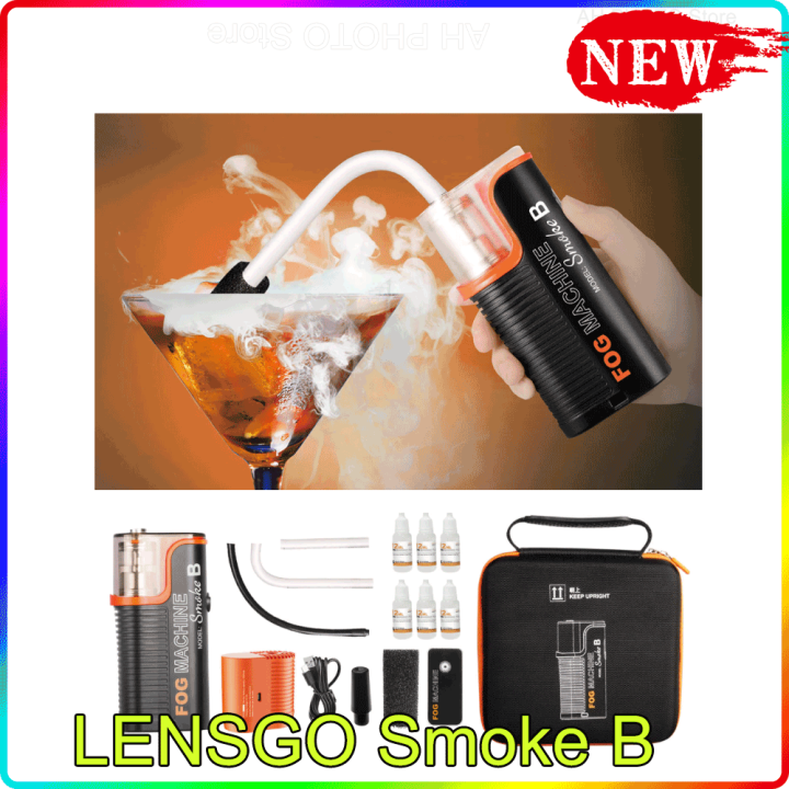 LENSGO Smoke B 40W Portable Hand-Held Fog Machine Dry Ice Smoke Effect ...