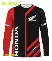 XZX180305   honda Motor shirt long sleeve for men/women clothes Racing Cycling22