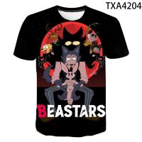 2021 New Summer Beastars T Shirts 3D Prined  T Shirt Men Women Children T-shirts Casual Short Sleeve Boy Girl Kids Cool Tops