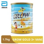 Tặng 1 Ly Sứ Cao Cấp - Sữa bột Abbott Grow Gold 3+ lon 1.7kg cho bé 3 - 6