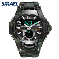 SMAEL Sport Watch Quartz Wristwatches 50M Waterproof Watches Stopwatch Big Dial Clock For Male 1805 Men Watches Digital relogio