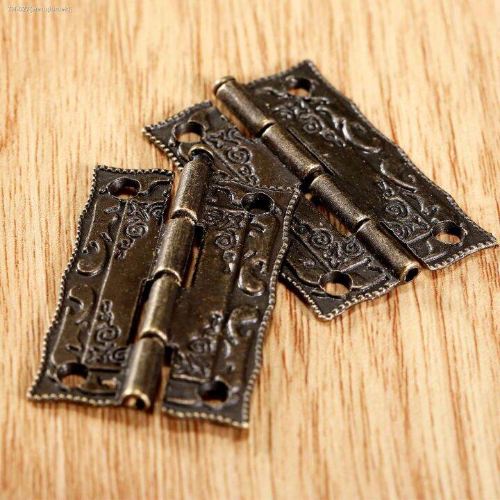 10pcs-hinges-36x23mm-iron-antique-bronze-zinc-iron-decorative-screws-vintage-wooden-jewelry-box-cabinet-flower-pattern-hardware