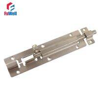 2pcs 6" Stainless Steel Barrel Bolt Latches Bathroom Gate Door Bolt Lock Door Hardware Locks Metal film resistance