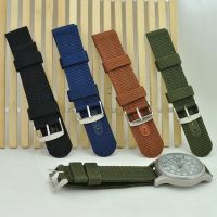 Elastic Nylon leather Watch Band Replacement Fabric Bracelet 18mm 20mm 22mm 24mm Wrist Band Accessories Sport Watch Strap