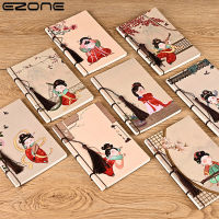 EZONE Retro Style Wire-bound Notebook Tassel Classical Creative Cartoon Notepad Diary Planner School Office Supplies Stationery