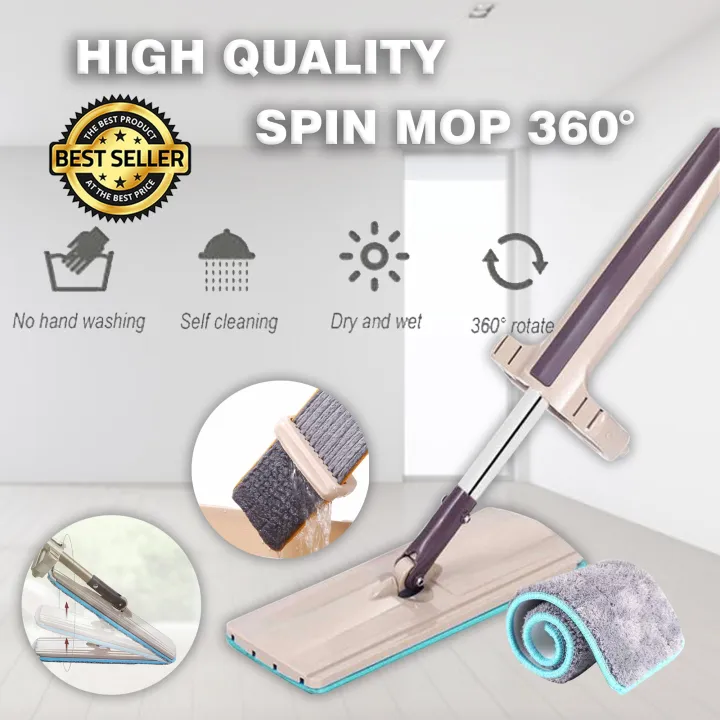 Lazy Mop 360 Degree Double Sided Flat Floor Mop Artisan Manufacturing ...