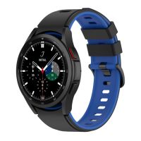 สำหรับ Samsung Galaxy Watch5 Pro สายนาฬิกาสายซิลิโคนสองสี45มม./5 44มม./5 40มม.