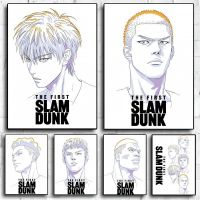 ☑❧✶ อะนิเมะร้อน THE FIRST SLAM DUNK โปสเตอร์ภาพผนังสำหรับห้องนั่งเล่นตกแต่งฤดูใบไม้ร่วงขนาดเล็ก