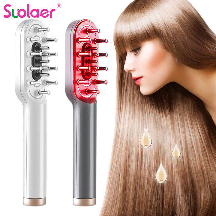 Suolaer Scalp Massager for Hair Growth RF Laser Comb Electric Head