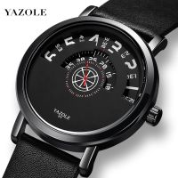 Yazole 518 519 watch men quartz waterproof rotary table male wrist motion hot money business