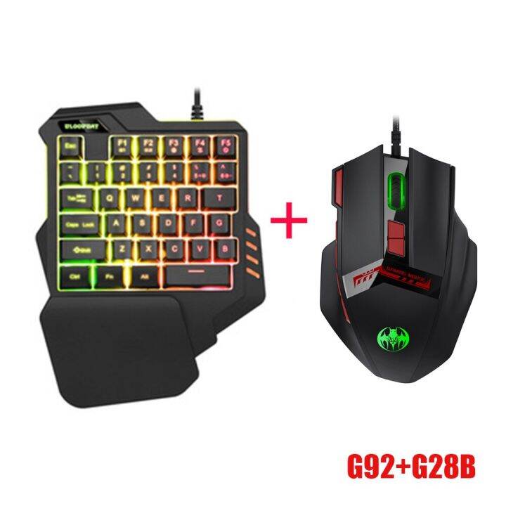 klw-one-handed-keyboard-and-mouse-set-with-converter-gaming-mause-keypad-for-pc-ps3-ps4-xbox-switch-with-rgb-backlight-game-mice