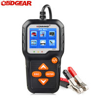 KONNWEI KW650 6V 12V Car Battery Tester 100-2000 CCA Motorcycle Battery System Analyzer Charging Cranking Test Diagnostic Tool