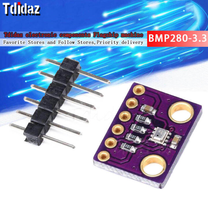 BMP280 BME280 BMP280-3.3พร้อมเข็มเดี่ยว1 * 6Pin 3.3V โมดูลดิจิตอล ...