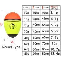 “：】、‘ EVA Sea Rock Long/Oval Buoyancy Cat Fish Boer Eva Foam Ball Boia Night Fishing Float Plastic 8/10/15/20/30/40/50/60/80/100G