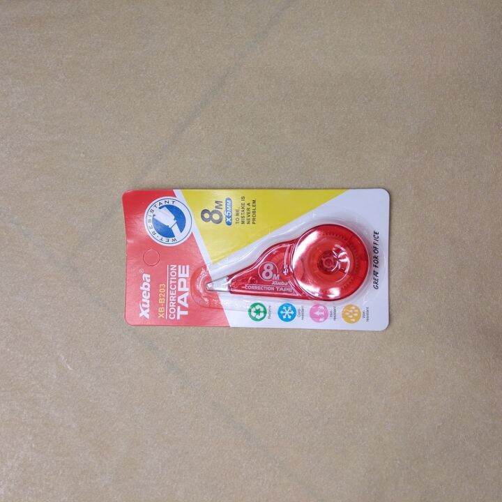 Correction Tape 8m Xueba (Sold per piece) Lazada PH