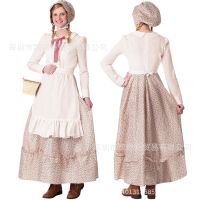 [COD] Grandma wolf pastry chef butler beige floral and pastoral maid farmers dress