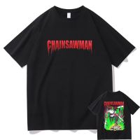 Anime Chainsaw Man Denji Pochita Devil Men Tshirt Short Sleeve Summer Man Manga Harajuku T-shirts Tops Unisex 100% Cotton Tees XS-4XL-5XL-6XL