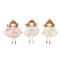 3Pcs Cute Christmas Angel Doll Christmas Tree Decoration Pendant Products Childrens Birthday Gift Doll Window Ornaments